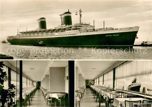 AK / Ansichtskarte Dampfer_Oceanliner Unioted States Lines M.S. L.H.B.579 