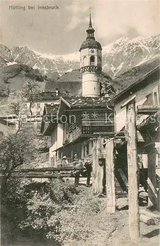 AK / Ansichtskarte Hoetting_Innsbruck_AT Motiv mit Kirche 