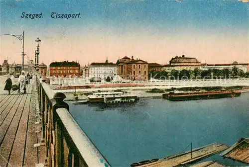 AK / Ansichtskarte Szeged_HU Tiszapart 