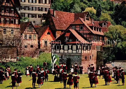 AK / Ansichtskarte Schwaebisch_Hall Historischer Siedertan der Salzsieder Schwaebisch Hall