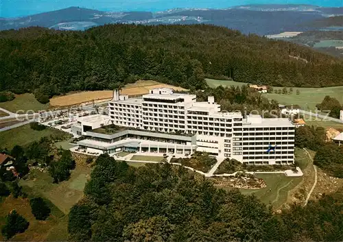 AK / Ansichtskarte Geyersberg_Wald Klinik Wolfstein Fliegeraufnahme Geyersberg Wald