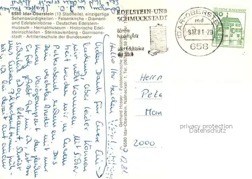 AK / Ansichtskarte Idar Oberstein Felsenkirche Idar Oberstein