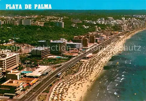 AK / Ansichtskarte Playa_de_Palma_Mallorca Fliegeraufnahme Playa_de_Palma_Mallorca