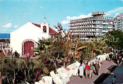 AK / Ansichtskarte Puerto de la Cruz_Tenerife_ES Ermita San Telmo y Hotel Vallemar 