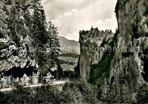 AK / Ansichtskarte Postbus Viamala an d Hohen Rhatien bei Thusis 