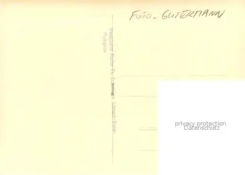 AK / Ansichtskarte Foto_Gutermann Vorfuehling Foto Gutermann
