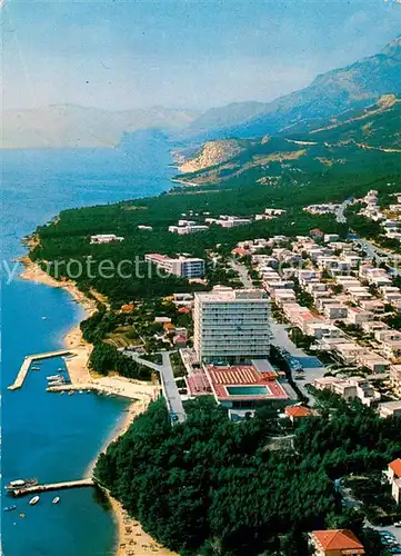 AK / Ansichtskarte Makarska_Croatia Fliegeraufnahme Hotel Dalmacija 