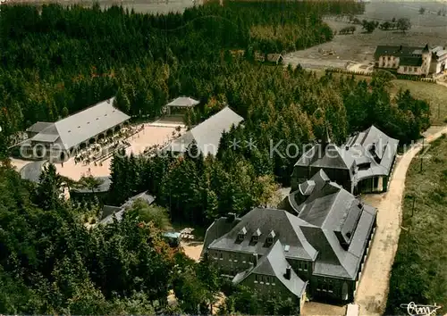 AK / Ansichtskarte Banneux Fliegeraufnahme Esplanade Hospitalite Banneux