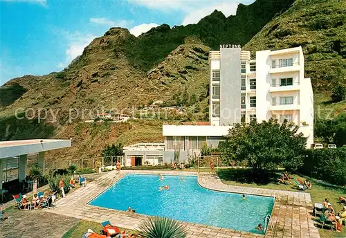 AK / Ansichtskarte Bajamar_Tenerife_ES Hotel Neptun m. Pool 