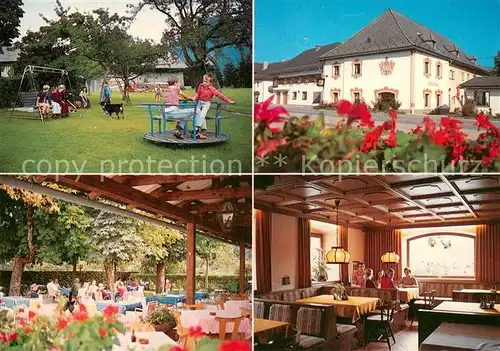 AK / Ansichtskarte Scharnstein_AT Gasthof Abpurg Teilansichten u. Informationen 