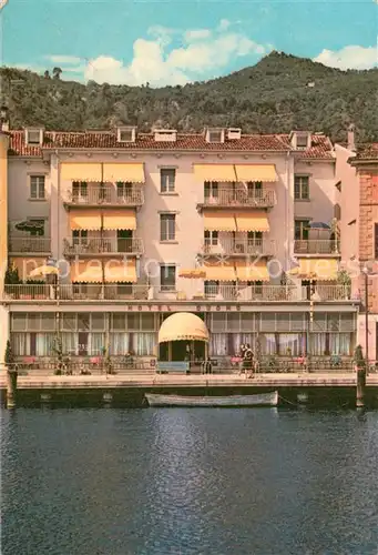AK / Ansichtskarte Salo_Lago_di_Garda_IT Hotel Duomo Aussenansicht am See 