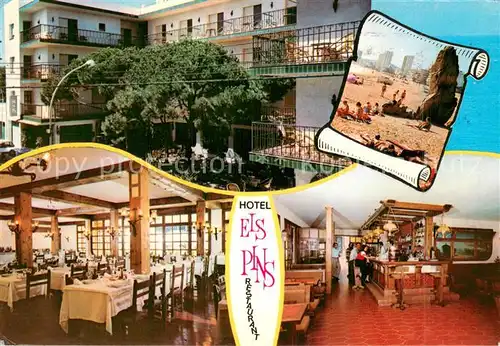 AK / Ansichtskarte Playa_de_Aro_Cataluna_ES Hotel Els Pins Restaurant 