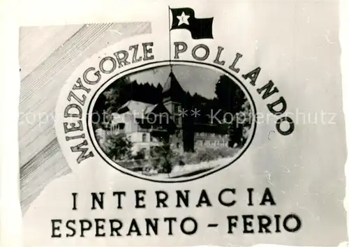 AK / Ansichtskarte Miedzygorze_PL Internacia Esperanto Ferio 