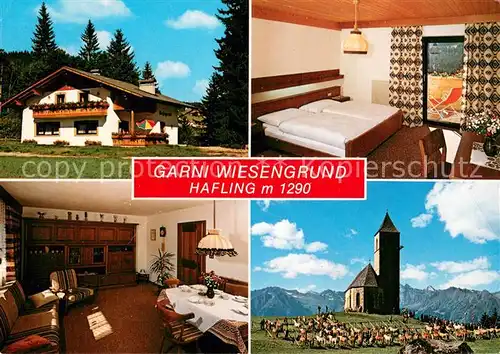 AK / Ansichtskarte Hafling_Avelengo Falzeben_IT Garni Wiesengrund Teilansichten 