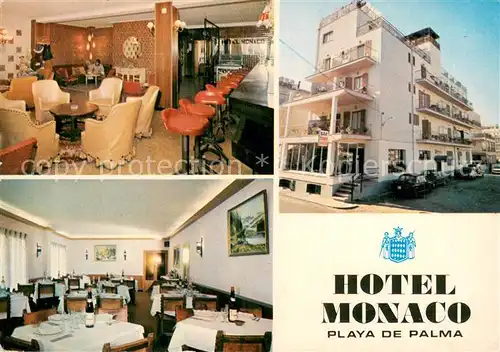 AK / Ansichtskarte Playa_de_Palma_Mallorca Hotel Monaco Teilansichten Playa_de_Palma_Mallorca