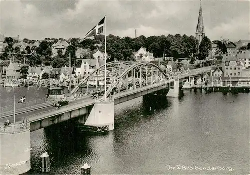 AK / Ansichtskarte Sonderborg_DK Brueckenansicht 