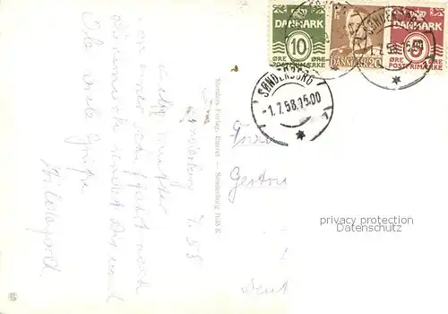 AK / Ansichtskarte Sonderborg_DK Brueckenansicht 