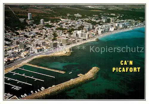 AK / Ansichtskarte Can_Picafort_Mallorca_ES Fliegeraufnahme Panorama 