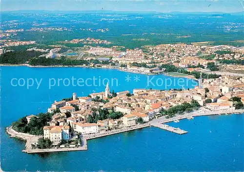 AK / Ansichtskarte Porec_Croatia Fliegeraufnahme Panorama 