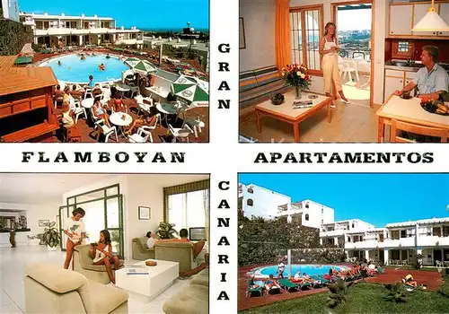 AK / Ansichtskarte San_Augustin_Gran_Canaria_ES Flamboyan Apartementos 