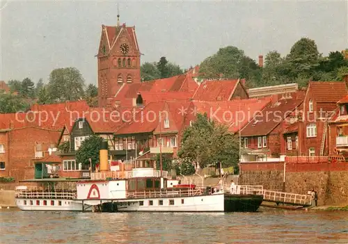 AK / Ansichtskarte Lauenburg_Elbe Raddampfer Kaiser Wilhelm  Lauenburg Elbe