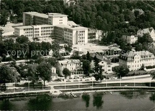 AK / Ansichtskarte Malente Gremsmuehlen Diekseepromenade mit Haus Bier Fliegeraufnahme Malente Gremsmuehlen