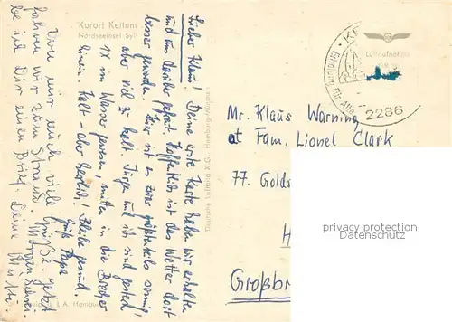 AK / Ansichtskarte Keitum_Sylt Fliegeraufnahme Keitum Sylt