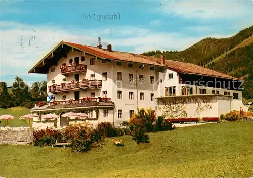 AK / Ansichtskarte Ruhpolding Cafe Pension Maiergschwendt Ruhpolding