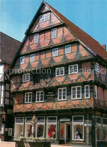 AK / Ansichtskarte Celle_Niedersachsen Altes Hoeppner Haus Celle_Niedersachsen