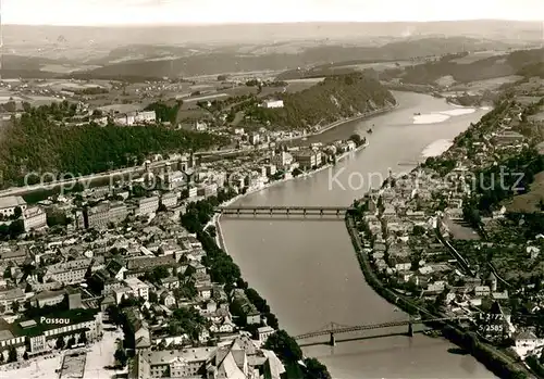 AK / Ansichtskarte Passau Fliegeraufnahme Passau