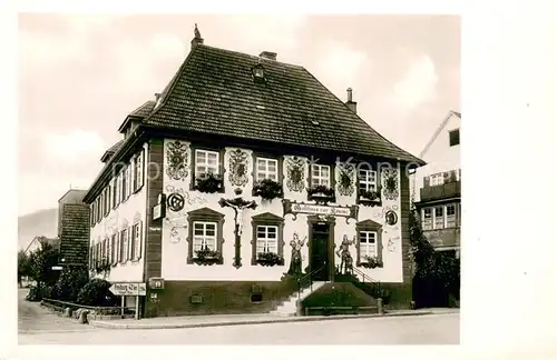 AK / Ansichtskarte Haslach_Kinzigtal Althistorisches Gasthaus zur Kanone Haslach_Kinzigtal
