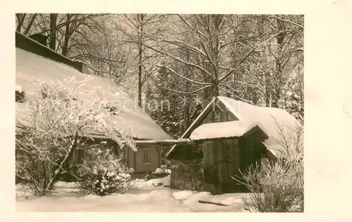 AK / Ansichtskarte Kehl_Rhein Haus am Waldrand Winterimpressionen Kehl_Rhein