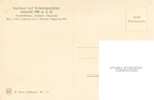 AK / Ansichtskarte Zuflucht_Bad_Peterstal Griesbach Kurhaus 