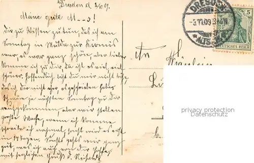 AK / Ansichtskarte Dresden_Elbe Hauptstrasse Aufziehen der Wache Denkmal 