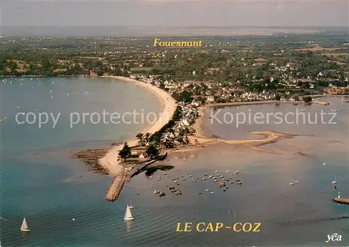 AK / Ansichtskarte Fouesnant Fliegeraufnahme Le Cap Coz  Fouesnant