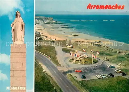 AK / Ansichtskarte Arromanches les Bains Le Port Winston Orientierungstafel   Museum d. Landung Arromanches les Bains