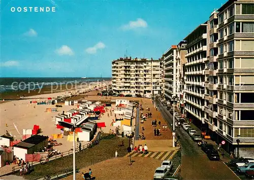 AK / Ansichtskarte Oostende_Ostende Plage et digue 