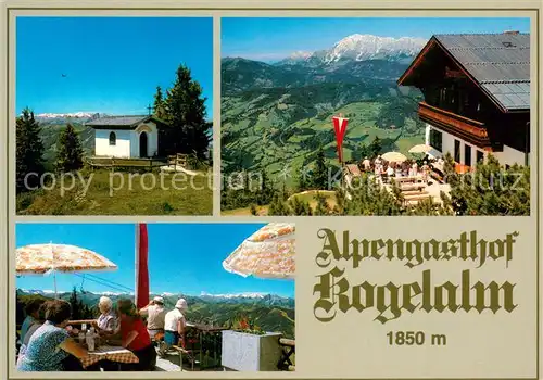 AK / Ansichtskarte Wagrain_Salzburg Alpengasthof Kogelalm Teilansichten Wagrain Salzburg