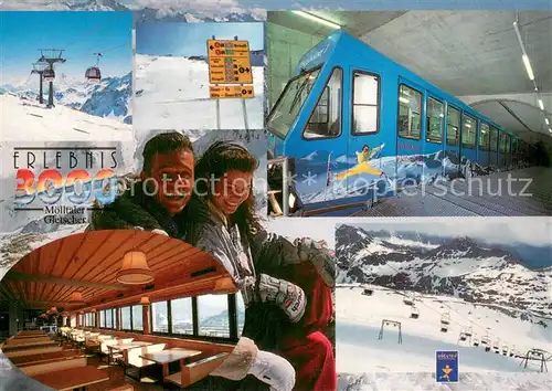 AK / Ansichtskarte Flattach_AT Moelltaler Gletscherbahnen Winter Moelltaler Gletscher Skigebiet 