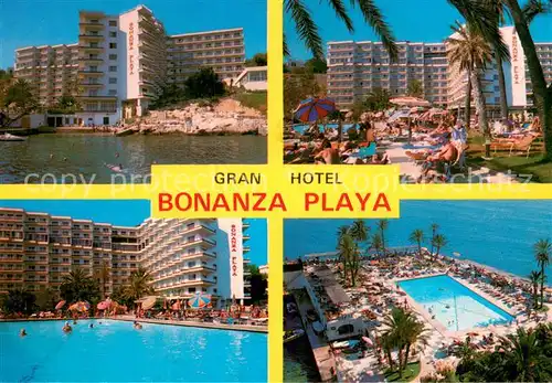AK / Ansichtskarte Illetas Gran Hotel Bonanza Playa Teilansichten m. Schwimmbad Illetas