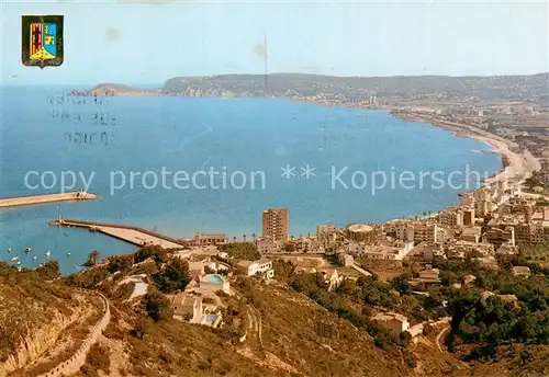 AK / Ansichtskarte Javea_ES Panorama Hafen u. Strand 