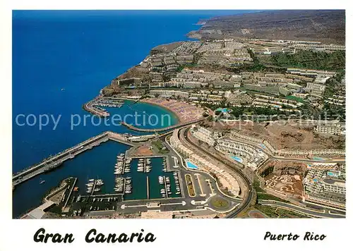 AK / Ansichtskarte Puerto_Rico_Gran_Canaria_ES Fliegeraufnahme Panorama 