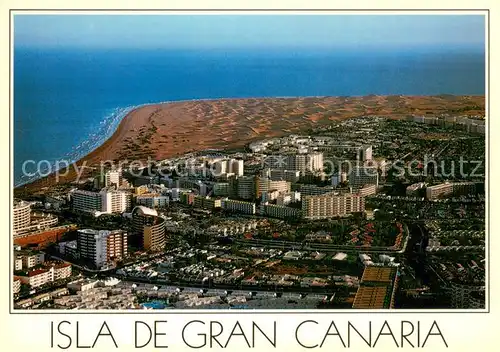 AK / Ansichtskarte Playa_del_Ingles_Gran_Canaria_ES Fliegeraufnahme Panorama 