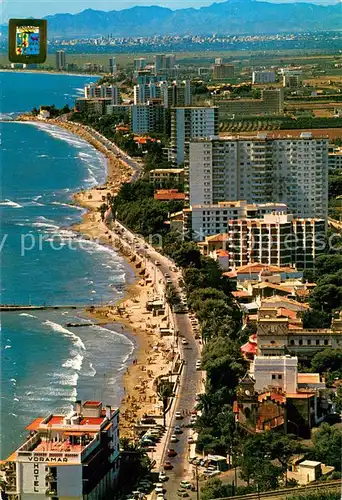 AK / Ansichtskarte Benicasim_ES Villen Ansicht am Meer 