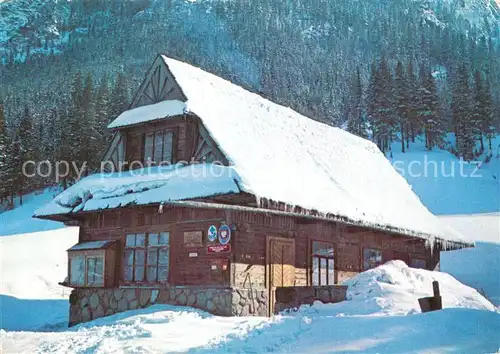 AK / Ansichtskarte Tatry_Zachodnie_SK Dolina Koscieliska Schnee Winter 