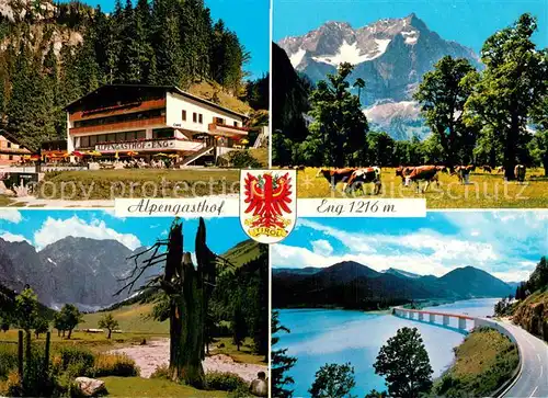 AK / Ansichtskarte Eng_Hinterriss_Tirol Alpengasthof Eng Aussenansicht u. Umgebung Ansichten Eng_Hinterriss_Tirol