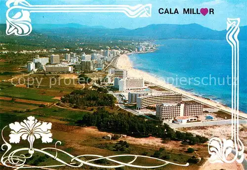 AK / Ansichtskarte Cala_Millor_Mallorca Fliegeraufnahme Panorama Cala_Millor_Mallorca