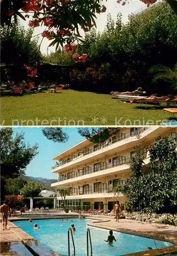 AK / Ansichtskarte Paguera_Mallorca_Islas_Baleares_ES Hotel Nilo m. Pool 