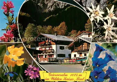 AK / Ansichtskarte Griesneralm_1024m_Kirchdorf_Tirol_AT Unterkunftshaus Griesneralm im Wilden Kaiser 