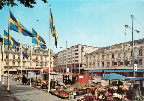 AK / Ansichtskarte Malmoe_Sweden Gustav Adolfs torg och Hotel Sit Joergen 